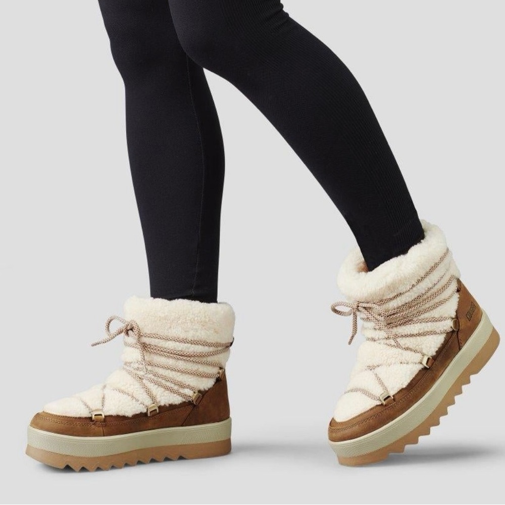 Cougar Verity Tan Shearling Waterproof Winter Boots